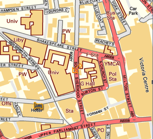 map of south shwood st