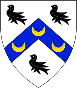 522px-Argent_chevron_azure_three_martlets_sable_crescents_Or_svg